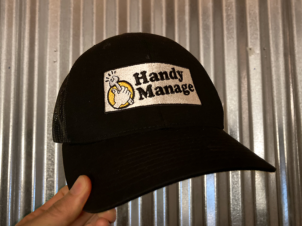 Handy Manage Hat Patch